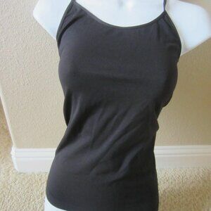 KURVE by IDEA black cami shapewear top Women S M